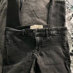 Long black skinny jeans!